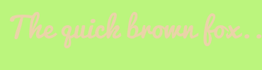 Image with Font Color EAD3A8 and Background Color BBF57D